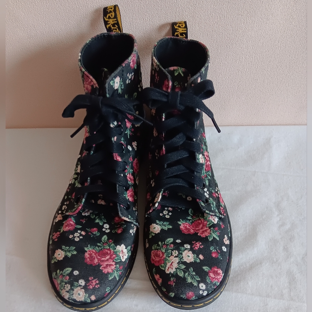 Dr. Martens Floral Boots